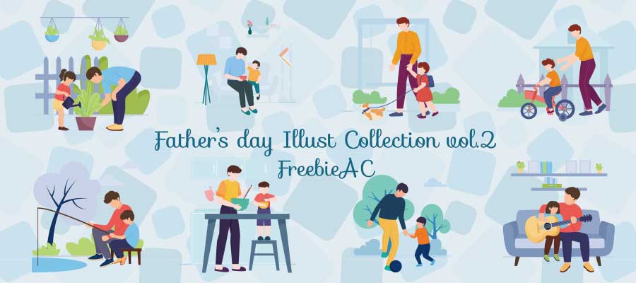 Father's Day Illustration Collection vol.2